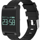 Bratara Fitness iUni DM68, Waterproof, Display OLED, Pedometru, Monitorizare puls, Notificari, Negru